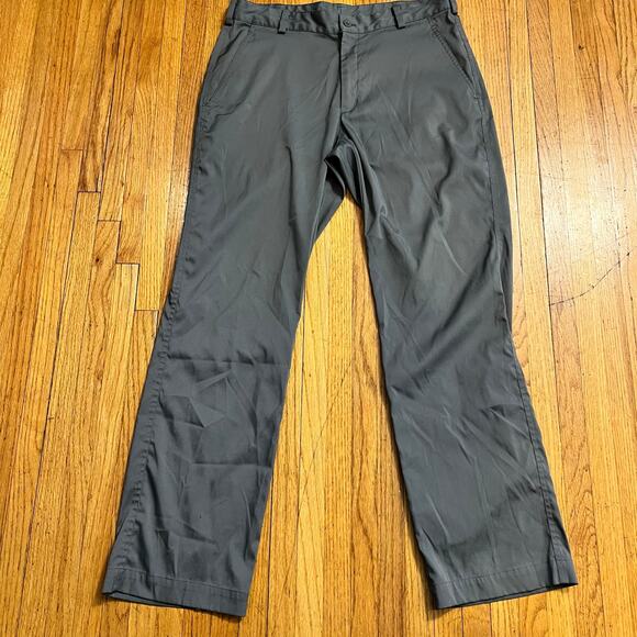 Nike Golf Pants Mens 32 X30 Gray Performance Dri Fit Tech Stretch Pants 597323 - Picture 1 of 12
